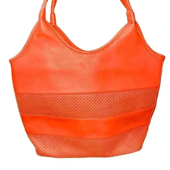 Beautiful Vibrant Tangerine Tote. - Picture 4 of 16